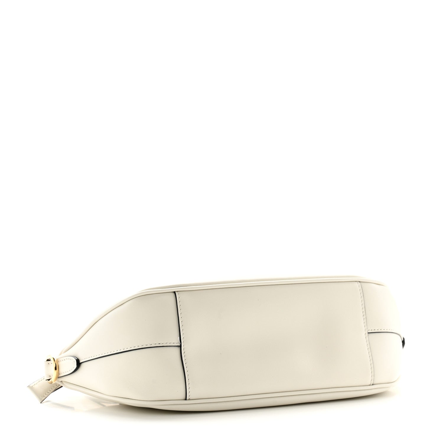 Prada City Calfskin Small Triangle Shoulder Bag White 4 of 10