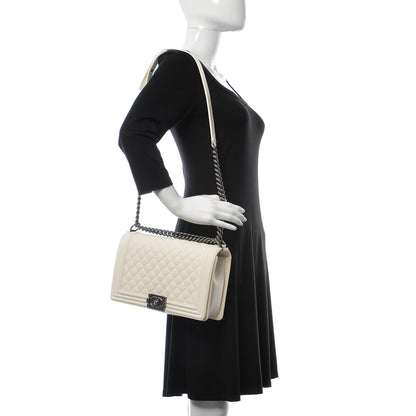 Chanel Lambskin Quilted New Medium Boy Flap White 2 of 10