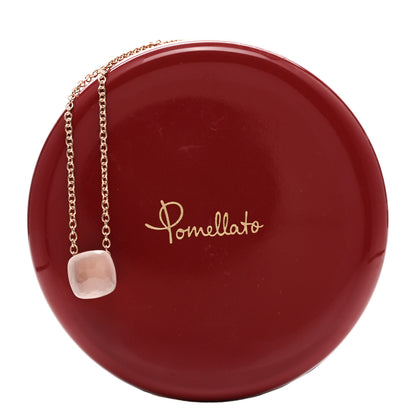 Pomellato 18K Rose Gold Rose Quartz Nudo Classic Pendant Necklace 6 of 6