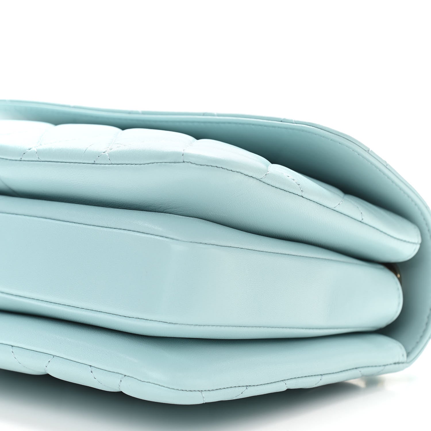 Chanel Lambskin Quilted Small Trendy CC Flap Dual Handle Bag Light Blue 9 of 10