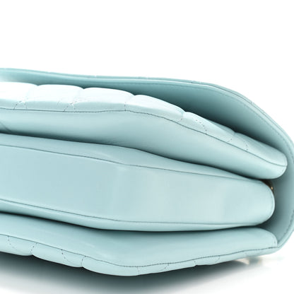 Chanel Lambskin Quilted Small Trendy CC Flap Dual Handle Bag Light Blue 9 of 10