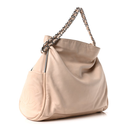 Chanel Lambskin Large Ultimate Soft Tote Beige 2 of 9