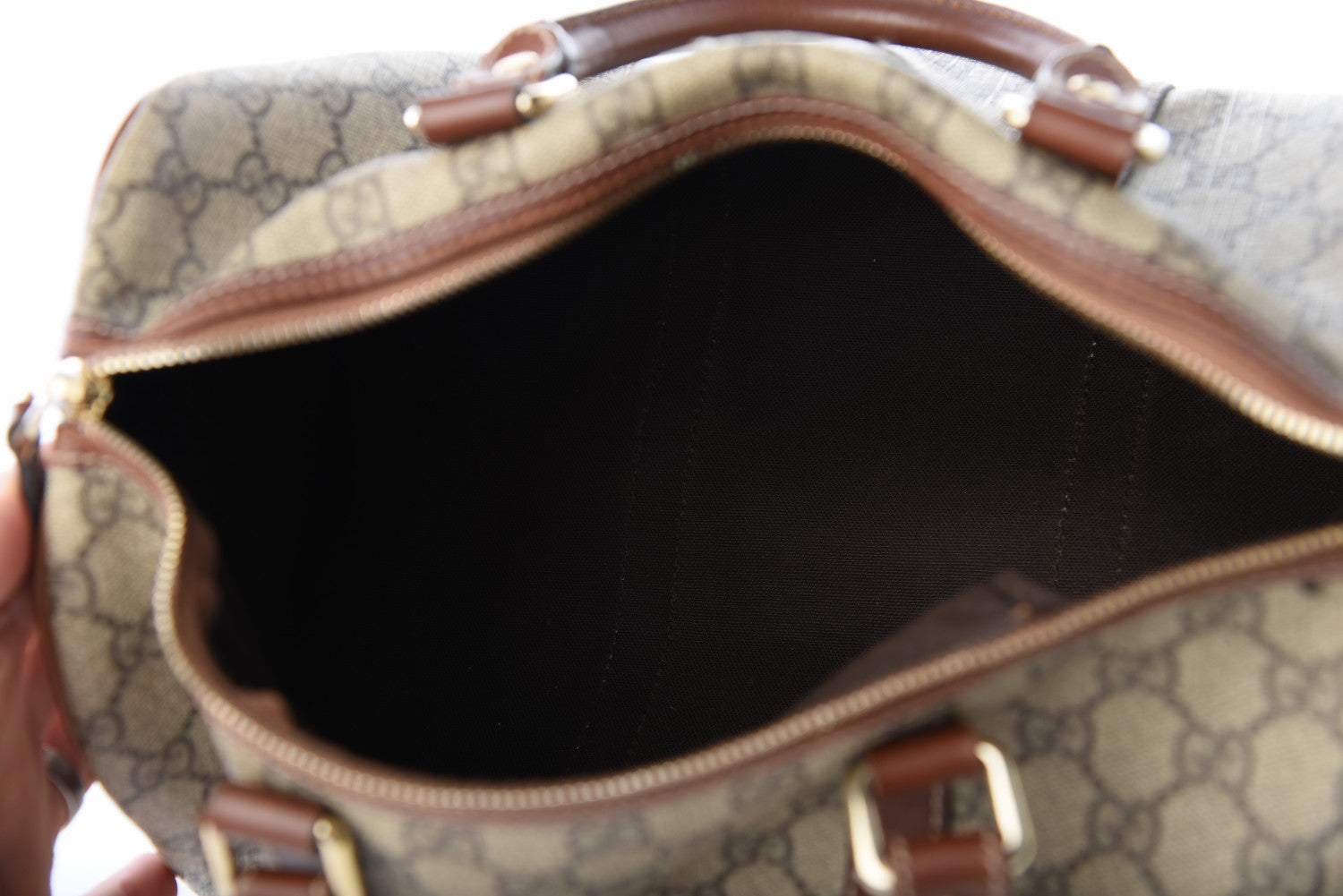 Gucci GG Plus Monogram Medium Joy Boston Brown 6 of 17