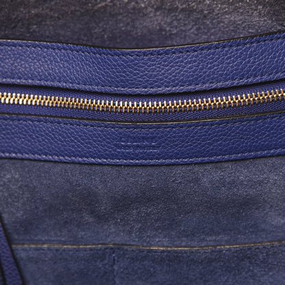 Celine Soft Grained Calfskin Medium Belt Cabas Phantom Indigo 6 of 16