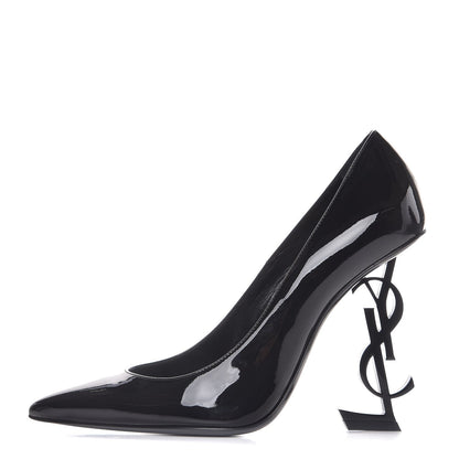 Saint Laurent Patent Opyum 100 Pumps 37 Black 1 of 10