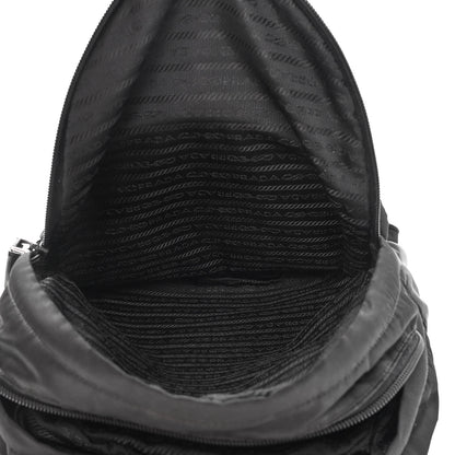 Prada Tessuto Nylon Medium Dome Backpack Black 6 of 15