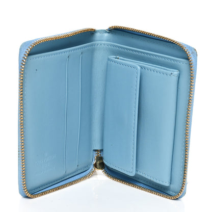 Louis Vuitton Vernis Zippy Coin Purse Baby Blue 5 of 9