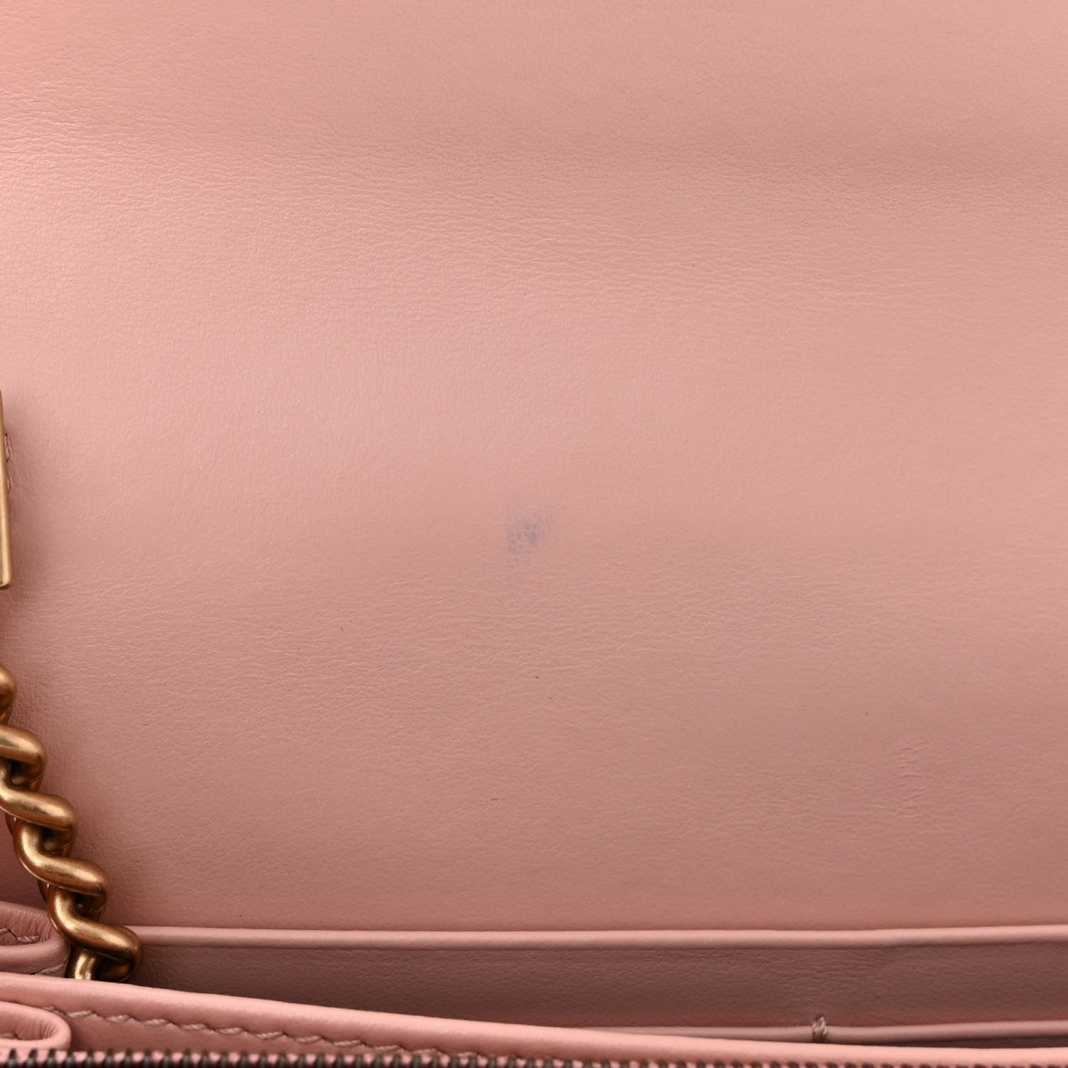 Gucci Calfskin Matelasse GG Marmont Chain Wallet Perfect Pink 11 of 13