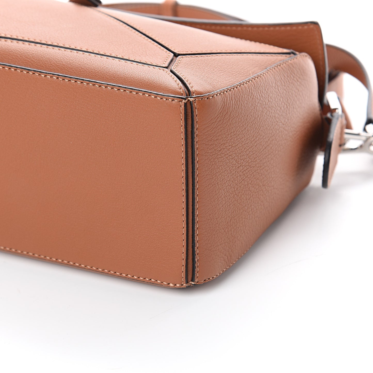 Calfskin Small Puzzle Bag Tan