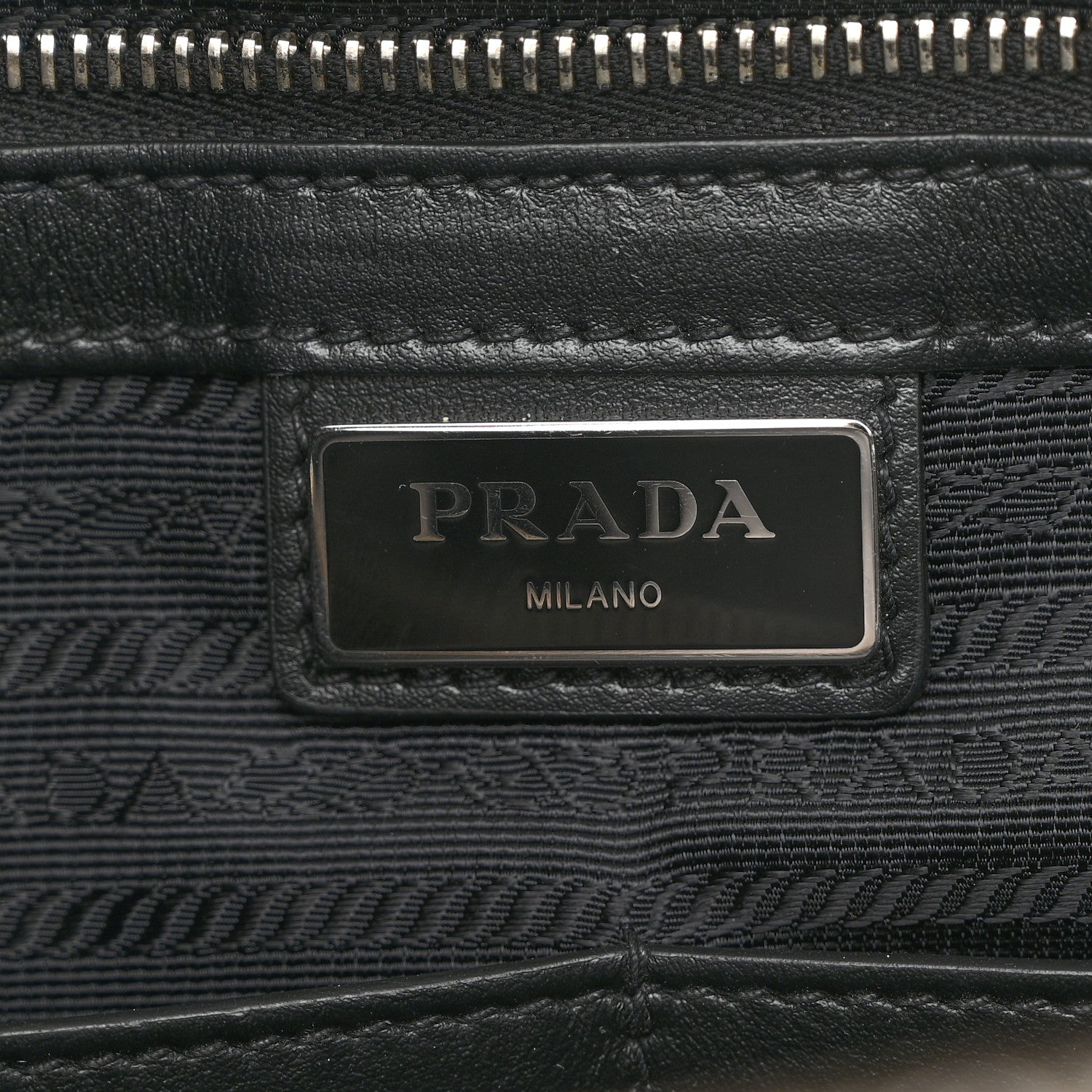 Prada Saffiano Travel Briefcase Black 7 of 11