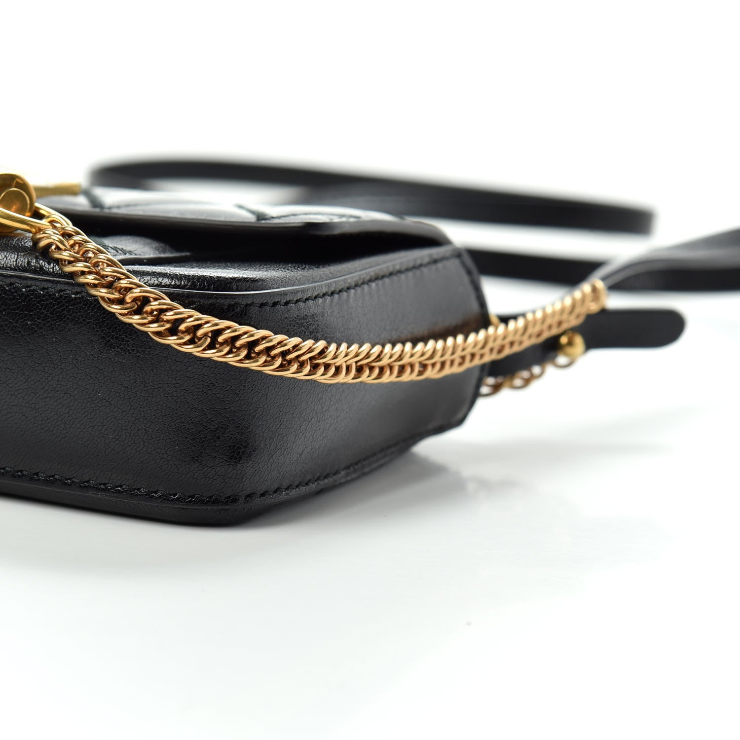 Givenchy Goatskin Quilted GV3 Mini Pocket Convertible Bag Black 7 of 10