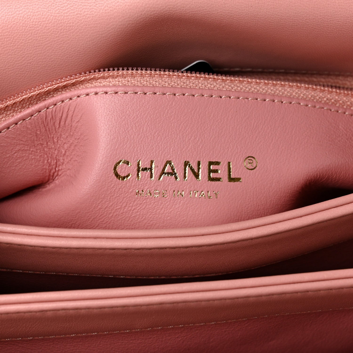 Chanel Lambskin Chevron Quilted Small Trendy CC Dual Handle Flap Bag Light Pink 5 of 10