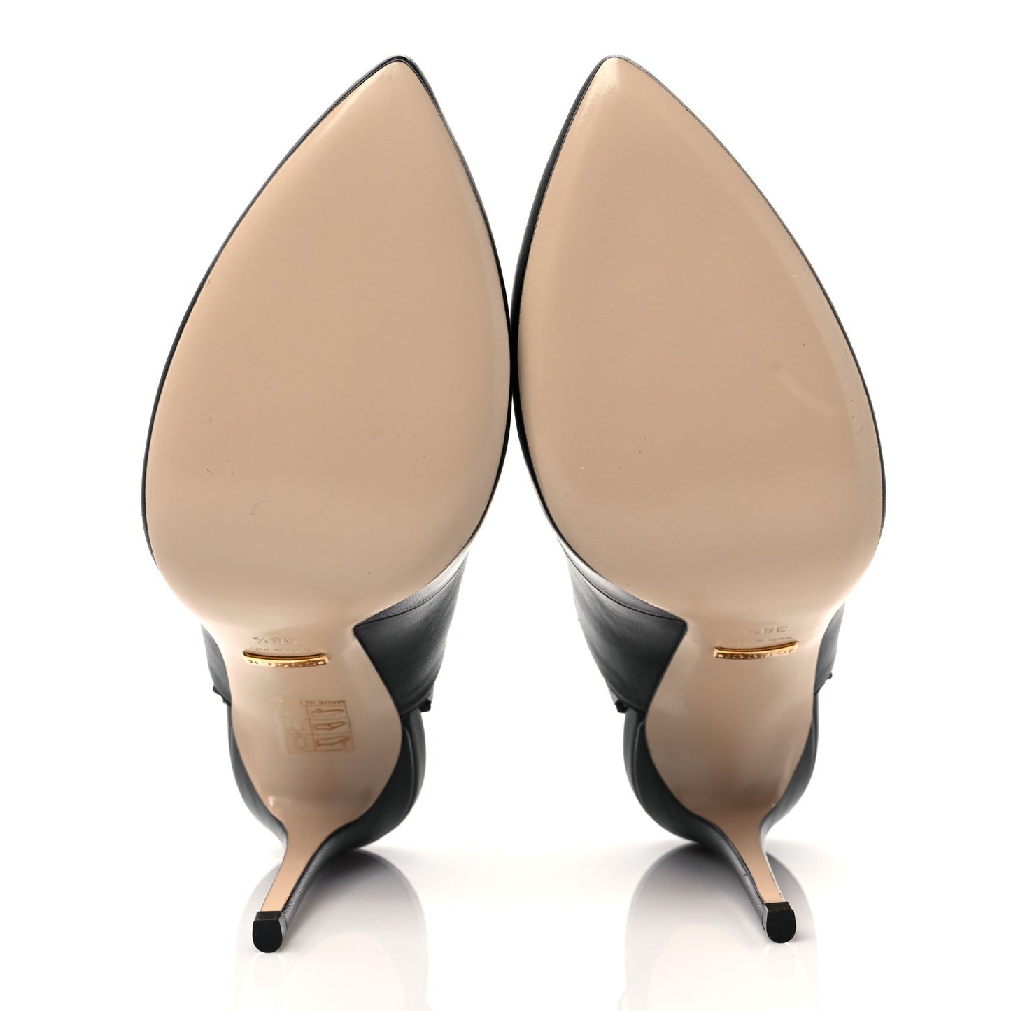 Malaga Kid Web Sylvie High Heel Slingback Pumps 38.5 Black