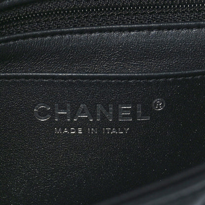 Chanel Lambskin Quilted Mini Rectangular Flap So Black 6 of 9