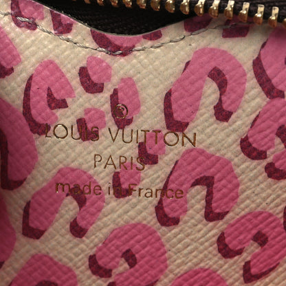Louis Vuitton Monogram Leopard Coeur Heart Coin Purse Blanc Corail 6 of 8