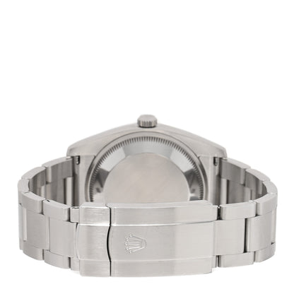 Rolex Stainless Steel 34mm Oyster Perpetual Watch Blue 114200 3 of 4