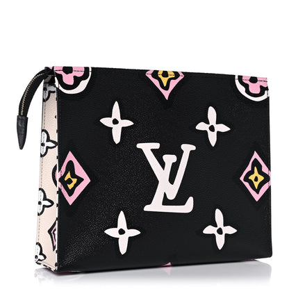 Louis Vuitton Monogram Giant Wild At Heart Toiletry Pouch 26 Black 3 of 9