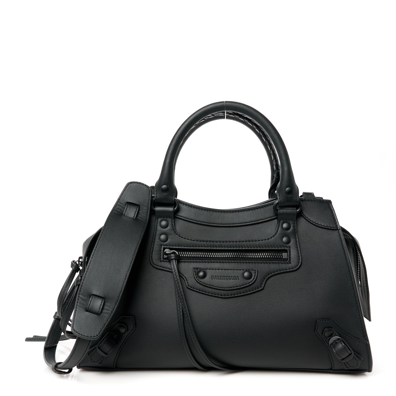 Balenciaga Smooth Calfskin Neo Classic Black Hardware S City Black 1 of 11