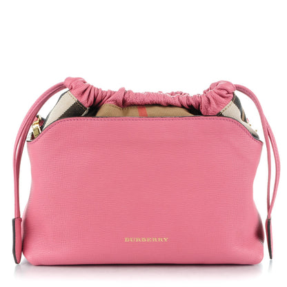Burberry Derby Calfskin House Check Little Crush Mauve Pink 1 of 7