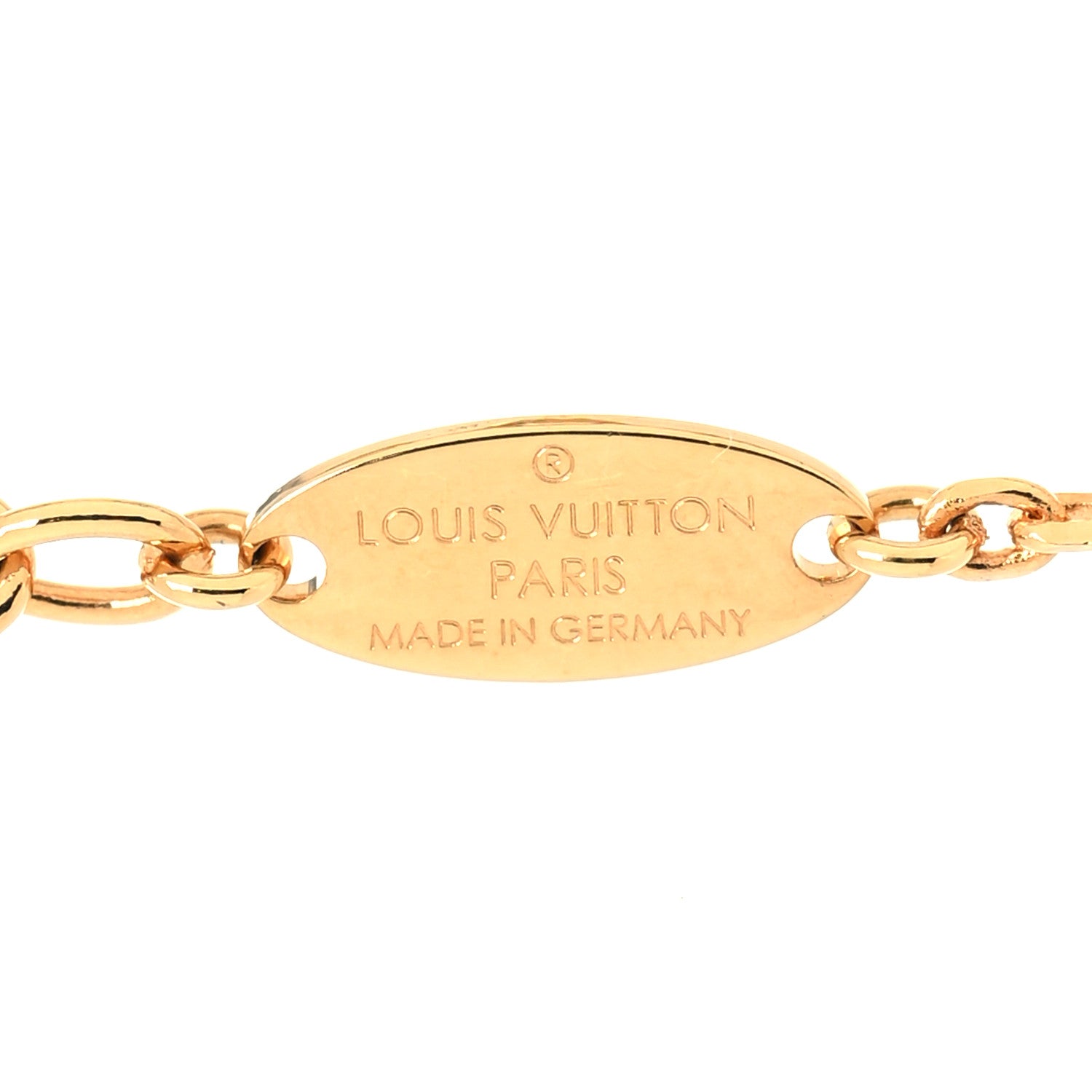 Louis Vuitton Metal Blooming Strass Necklace Gold 5 of 6