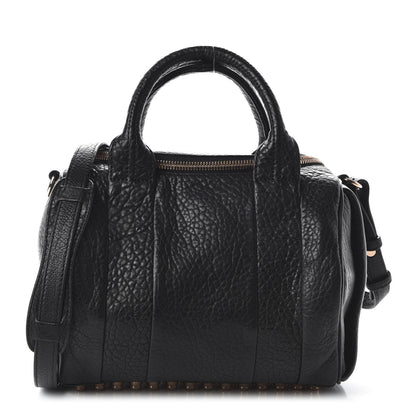 Alexander Wang Pebbled Lambskin Rockie Black Rose Gold Hardware 1 of 9