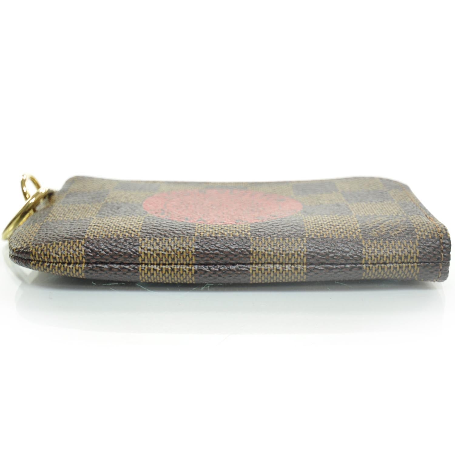 Louis Vuitton Damier Ebene Complice Trunks and Bags Key Pouch Red 4 of 6