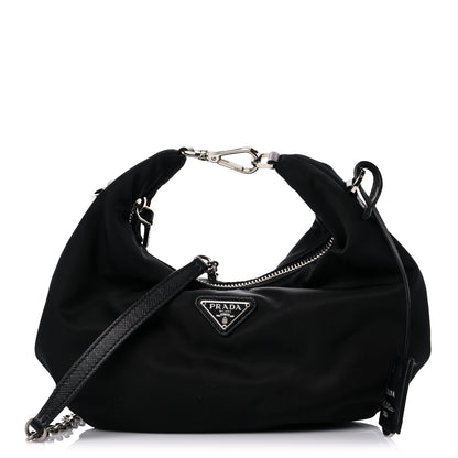 Prada Tessuto Nylon Saffiano Re-Edition 2006 Shoulder Bag Black 1 of 9