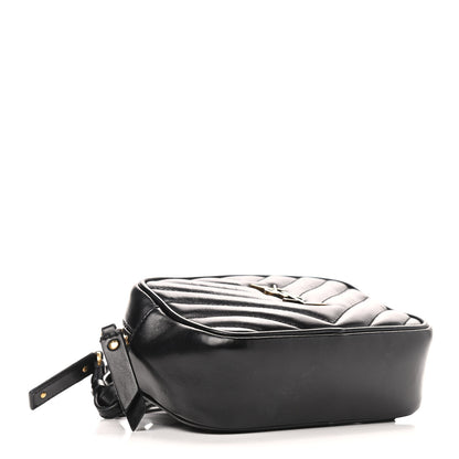 Saint Laurent Calfskin Matelasse Monogram Lou Belt Bag Black 4 of 9