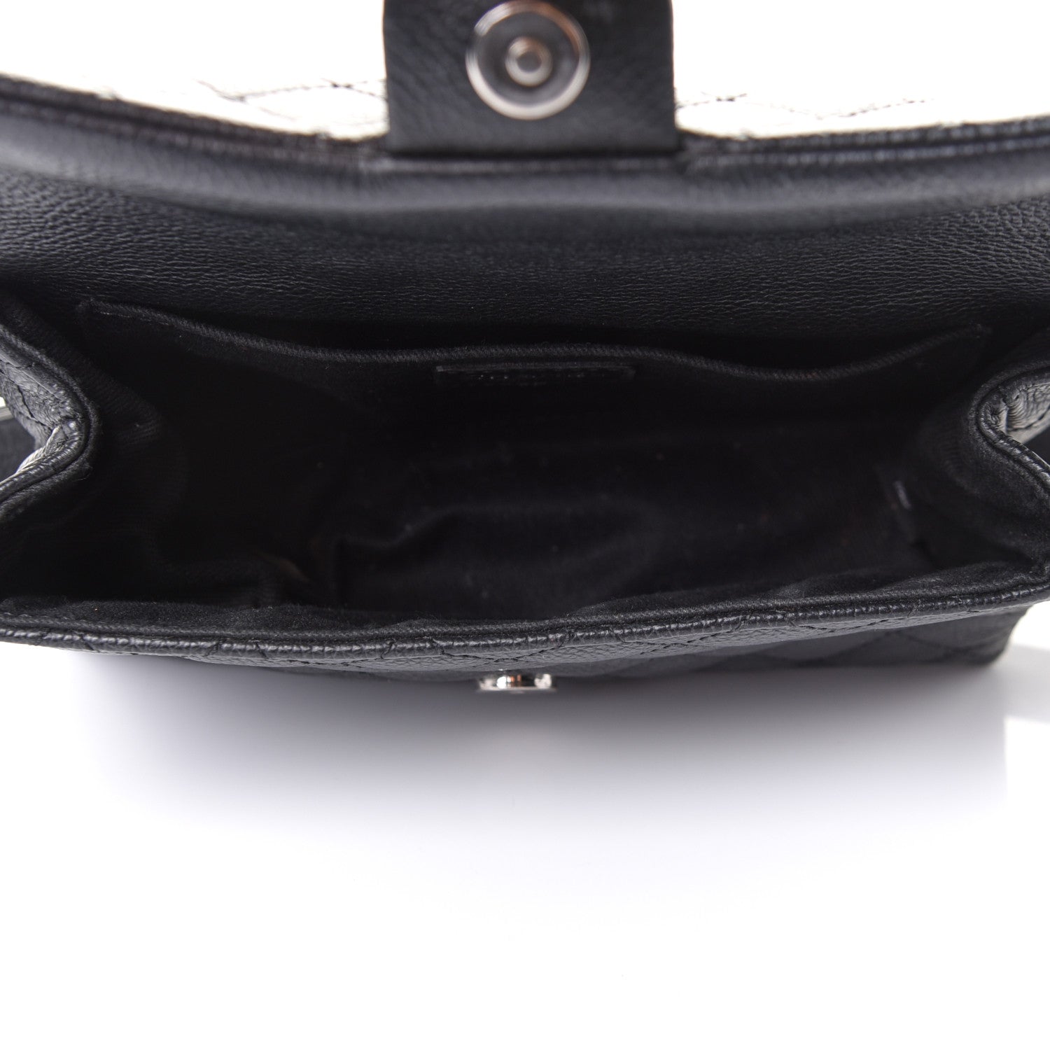 Chanel Grained Calfskin Quilted 2.55 Reissue Flap Belt Bag Clutch Black 5 of 11
