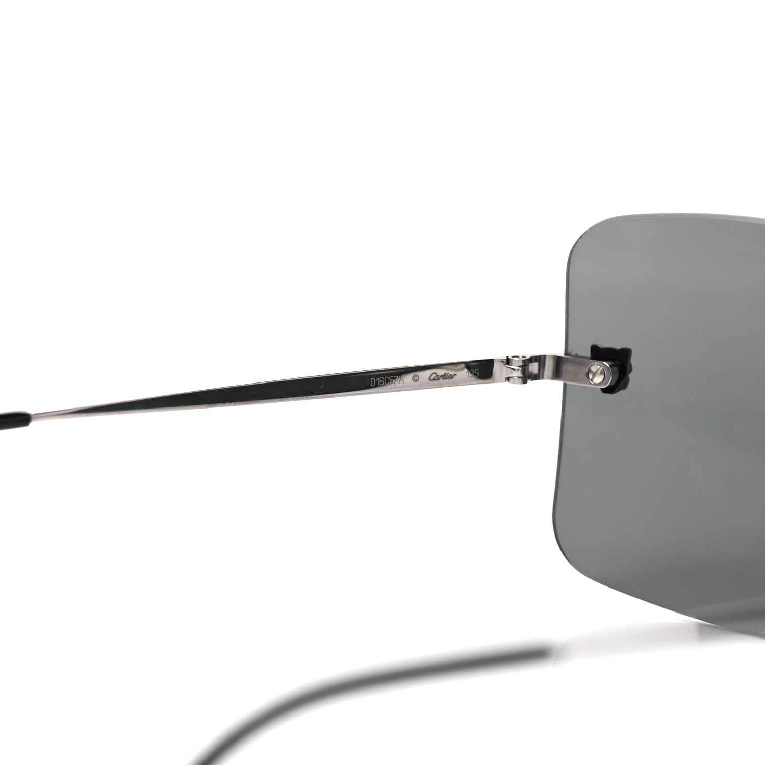 Cartier Panthere De Cartier Shield Sunglasses Silver 5 of 7
