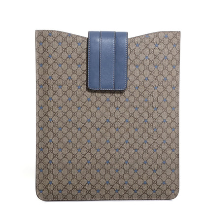Gucci GG Supreme Monogram Stars iPad Case Blue 1 of 7