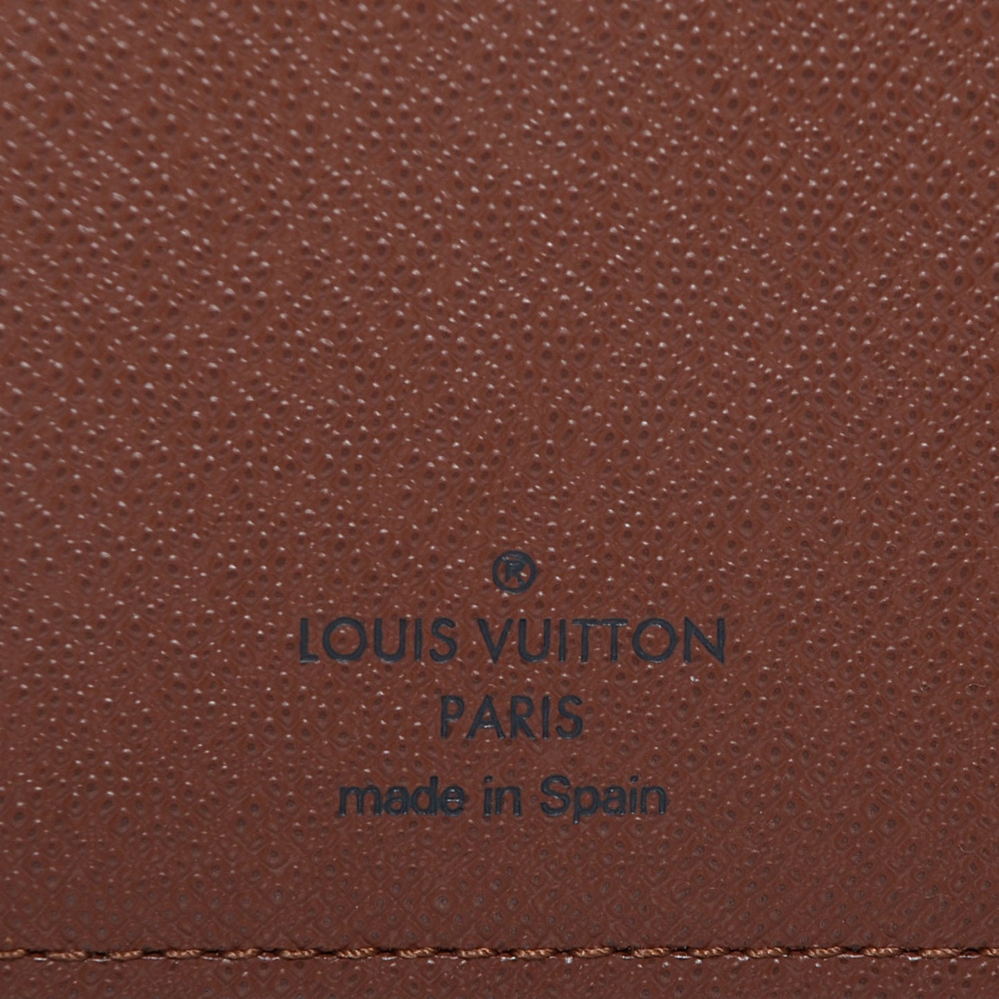 Monogram Pocket Agenda Cover