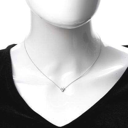 Tiffany Platinum Diamond .30ctw Aria Pendant Necklace 2 of 5