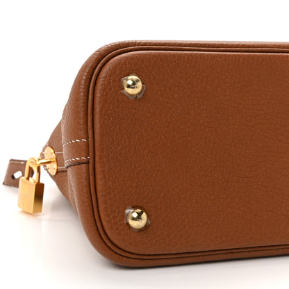 Hermes Taurillon Clemence Bolide 31 Gold 8 of 9