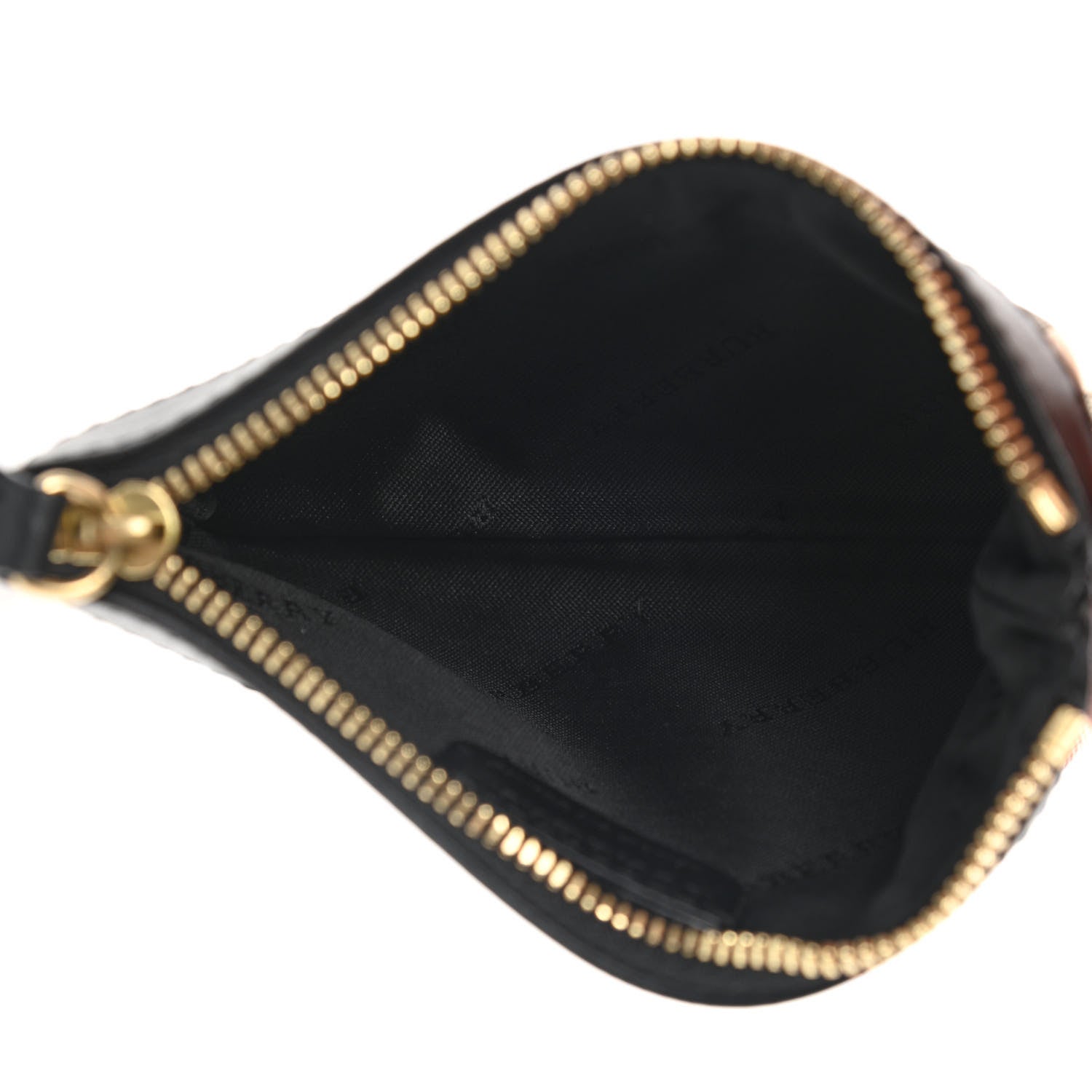 Burberry Haymarket Check Zip Pouch Black 6 of 8