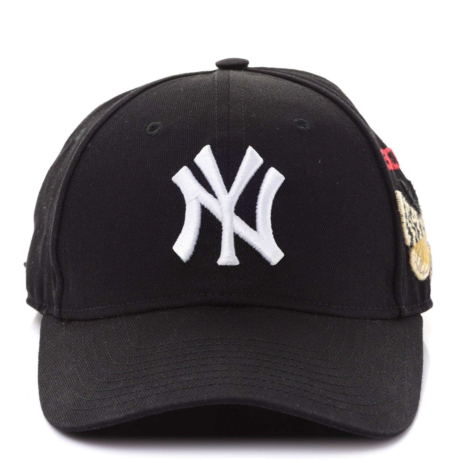 Gucci X MLB Cotton NY Yankees Baseball Hat 57-61 Black 3 of 10