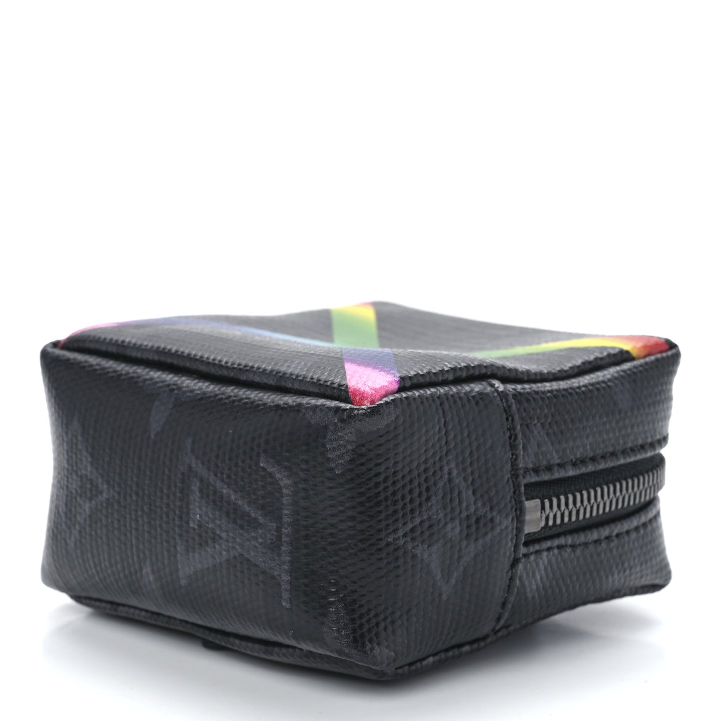 Monogram Eclipse Rainbow Box Pouch Bag Charm Key Ring