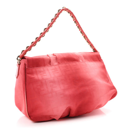 Fendi Zucca Gradient Mia Shoulder Flap Red 3 of 11