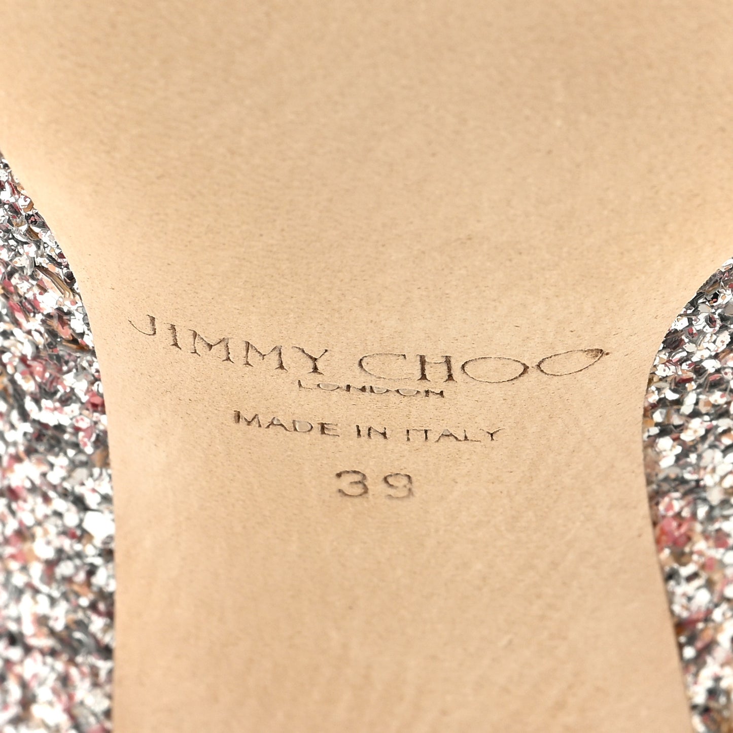 Glitter Pointy Toe Romy 85 Pumps 39 Viola