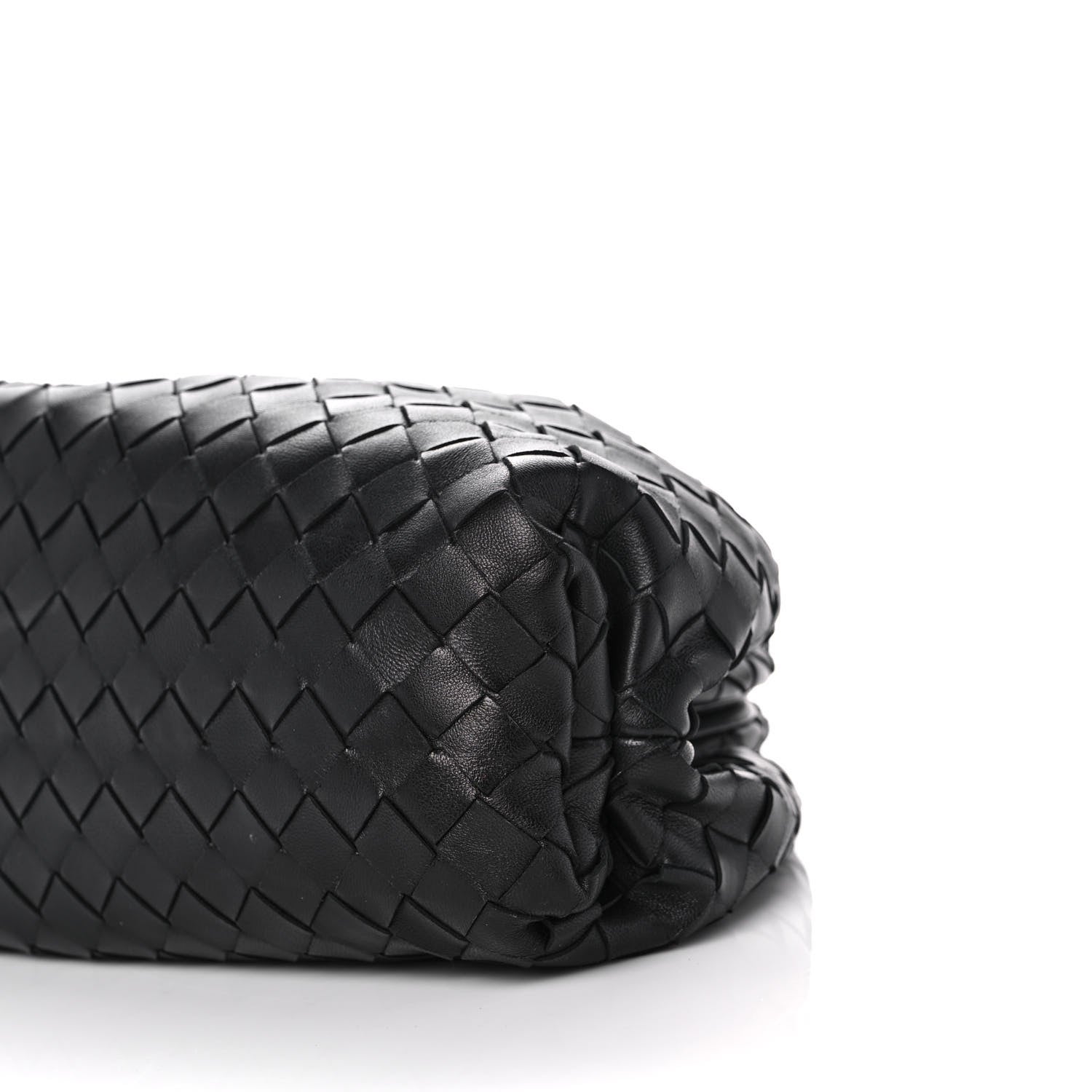 Bottega Veneta Nappa Maxi Intrecciato The Pouch Oversized Clutch Black 11 of 11