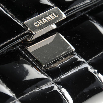 Chanel Patent Chocolate Bar Flap Black 7 of 11