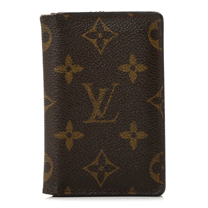 Louis Vuitton Monogram Pocket Organizer Card Holder NM 1 of 8