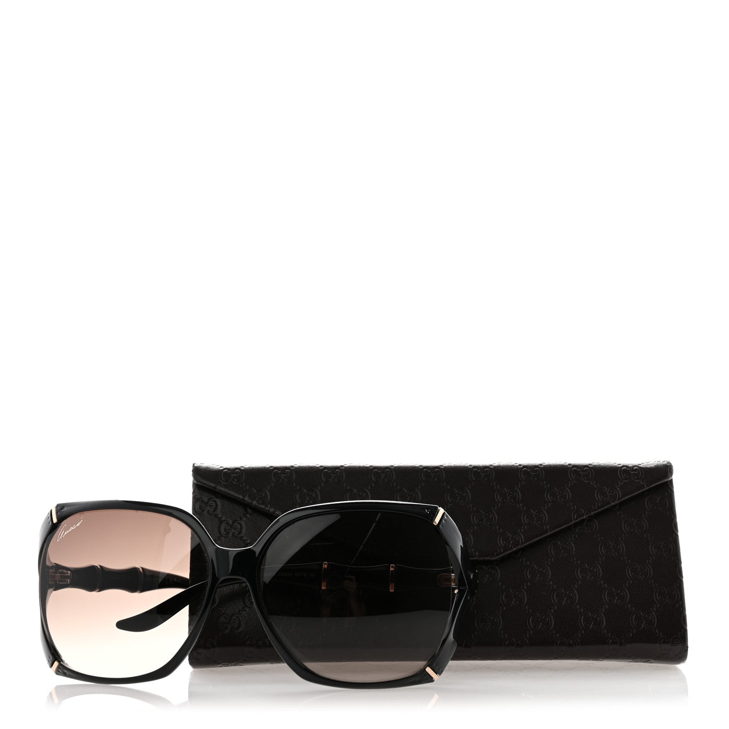 Gucci Bamboo Effect Sunglasses GG 3508S Black 8 of 8