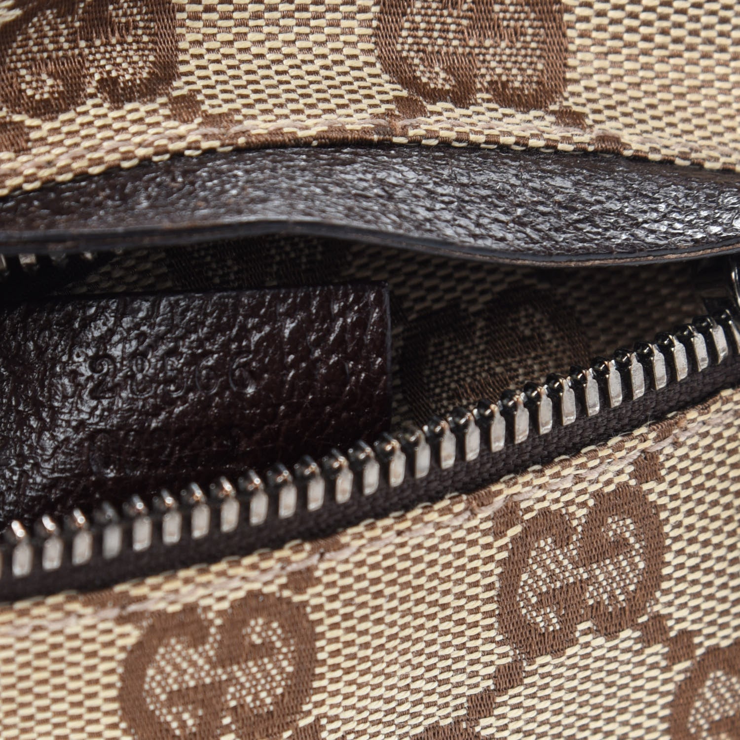 Gucci Monogram Web Belt Bag Dark Brown 7 of 11