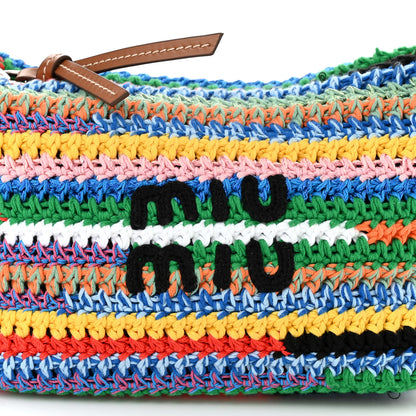 Miu Miu Fabric Crochet Pouch Multicolor 8 of 10