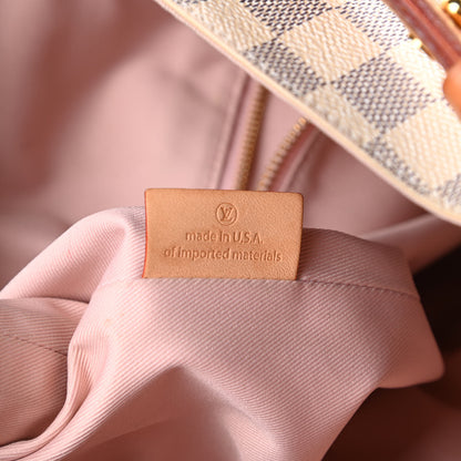 Louis Vuitton Damier Azur Graceful MM Rose Ballerine 7 of 16