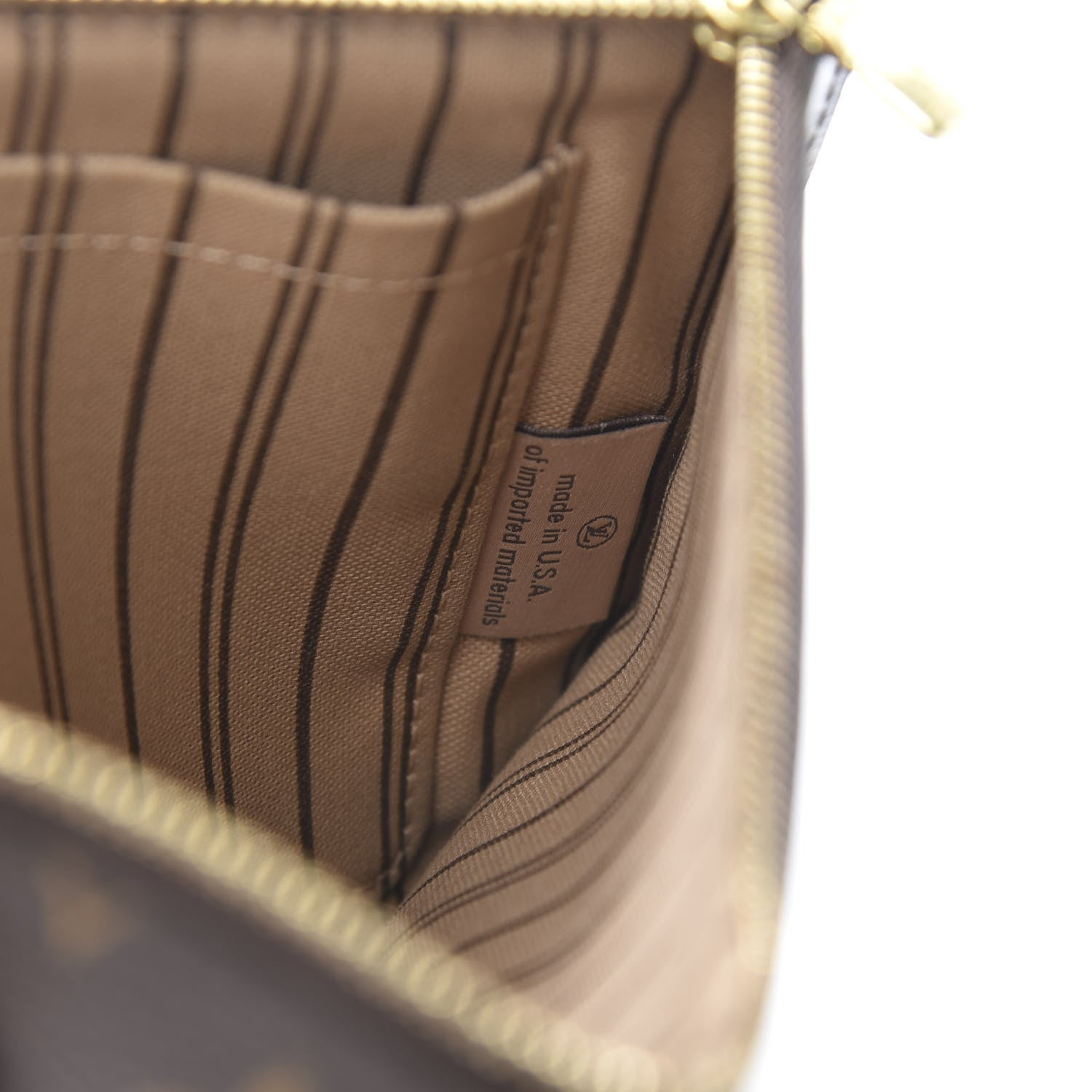 Louis Vuitton Monogram Neverfull MM GM Pochette 7 of 12