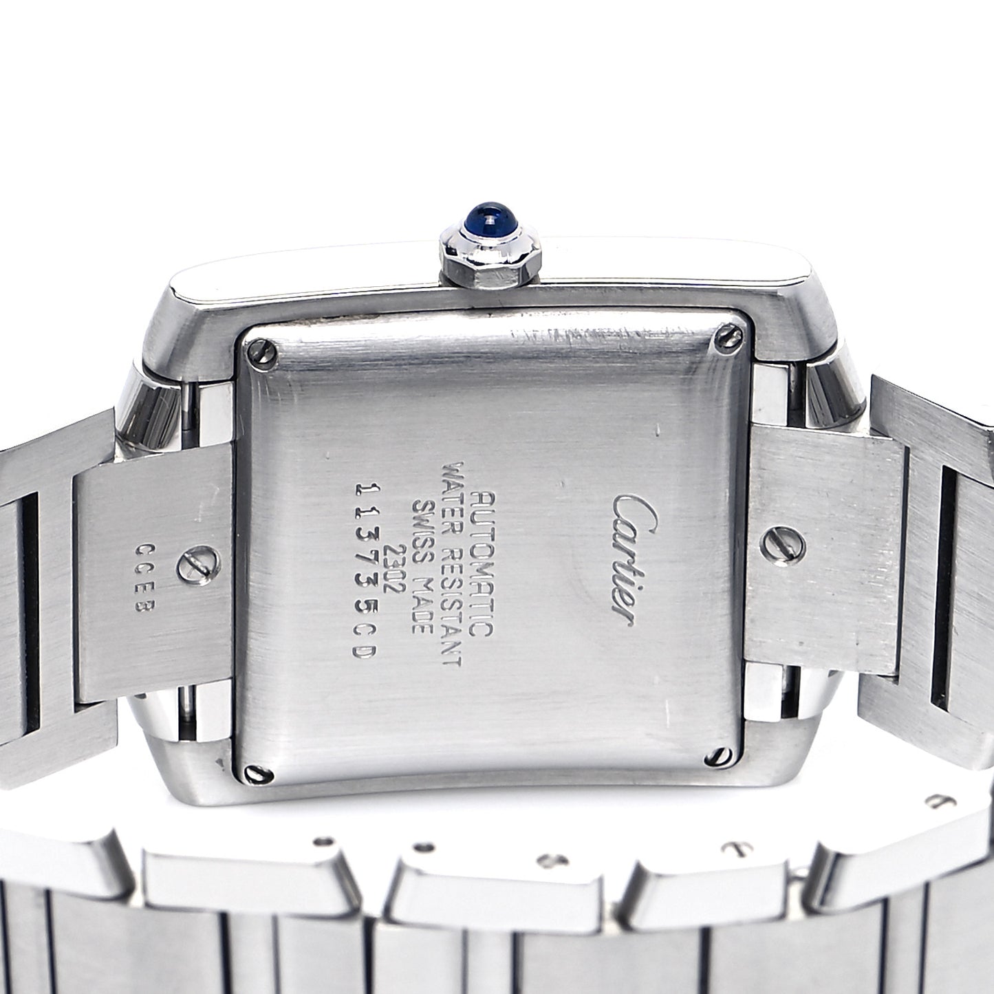 Stainless Steel 28mm Tank Francaise Automatic Watch