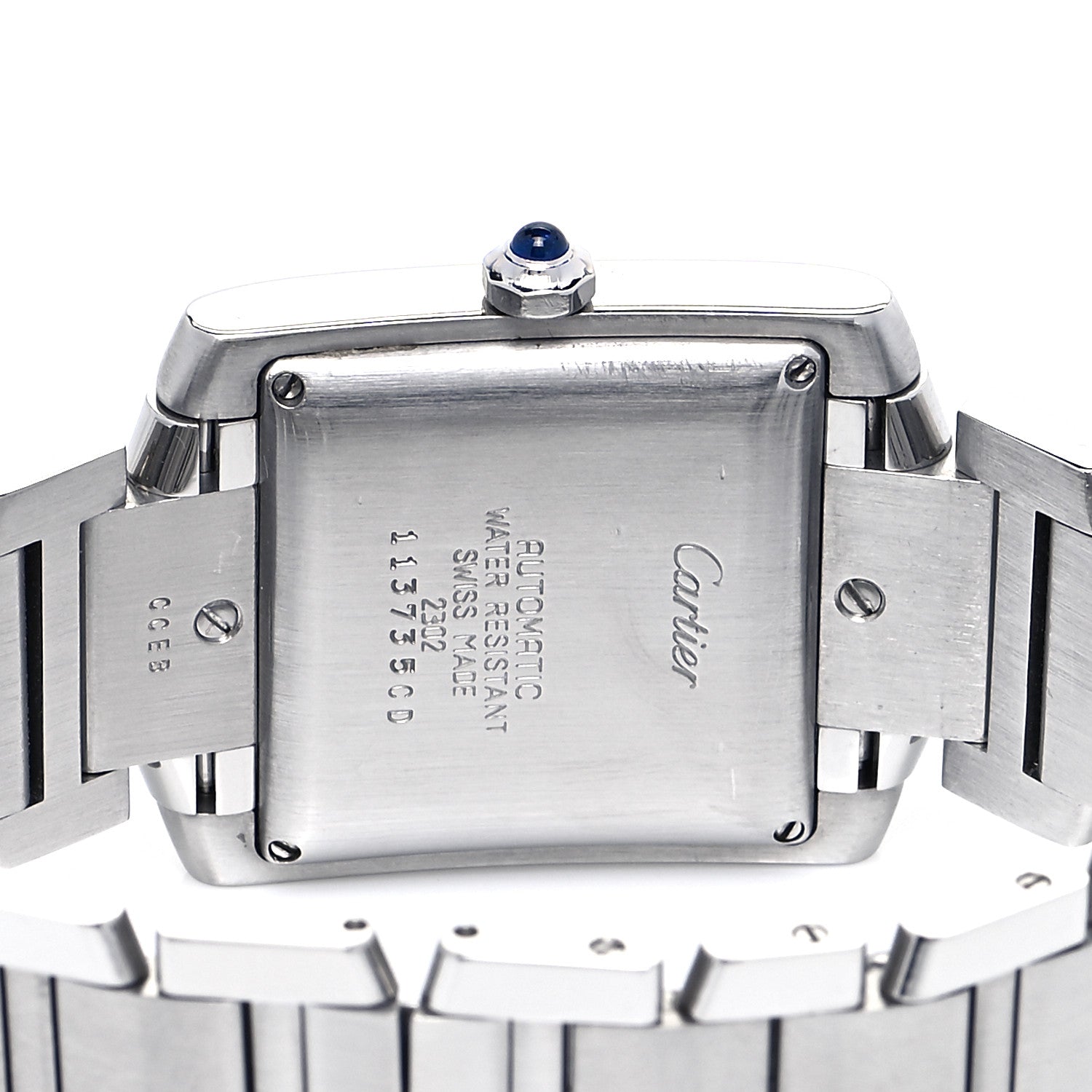 Cartier Stainless Steel 28mm Tank Francaise Automatic Watch 4 of 4