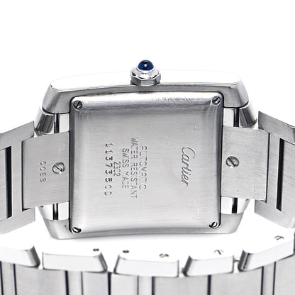Cartier Stainless Steel 28mm Tank Francaise Automatic Watch 4 of 4